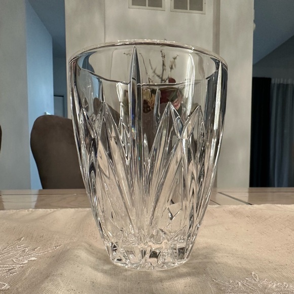 Marquis By Waterford Other - Waterford Marquis Brookside Hurricane Lead Crystal Rose Vase